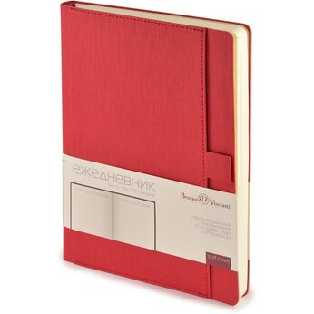 Ежедневник недатированный «Marseille» А5, красный