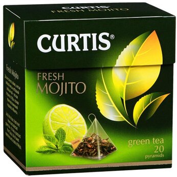Чай зеленый "Curtis" Fresh Mojito, в пирамидках