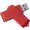 Карта памяти USB Flash 2.0 8 Gb "Swing" красный