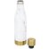 Бутылка для воды "Vasa" мраморный белый/золотистый