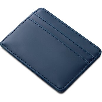 Картхолдер для двух карт и наличных денег с зажимом "Crave", темно-синий