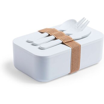 Контейнер для еды "Molkas" белый