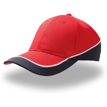 Бейсболка "Racing" красный/темно-синий