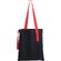 Сумка для покупок  "Superbag black" с ремувкой "4sb", черный/красный 199 C