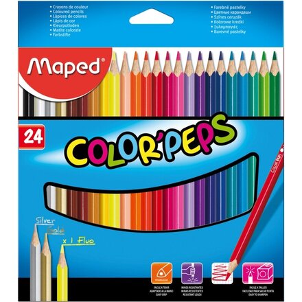 Набор цветных карандашей "Color Peps" 24 штуки
