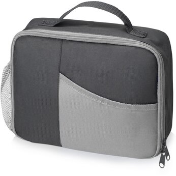 Сумка-холодильник для ланч-бокса "Breeze" серый/светло-серый