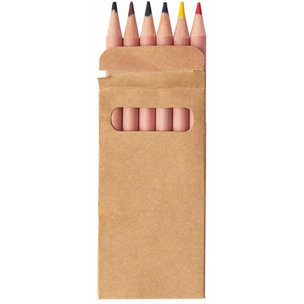 Цветные карандаши "Tiny" 6 штук, бежевый