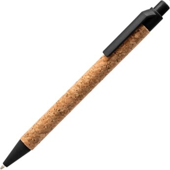 Ручка шариковая COMPER Eco-line с корпусом из пробки, натуральный/черный