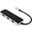 USB-хаб "Chronos" черный/серебристый