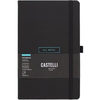 Блокнот "All Metal Tiffany" А5, черный,