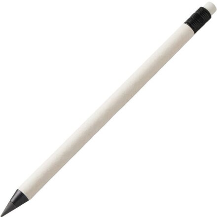 Вечный карандаш из тетра-паков с ластиком "Milkpen", молочный