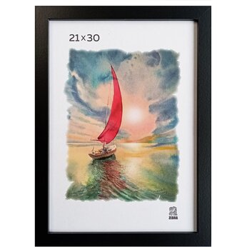 Фоторамка "П2-200 Zebra" 21*30 см, черный