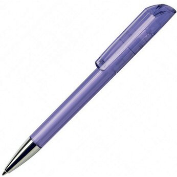 Ручка шариковая автоматическая "Flow 30 CR" сиреневый/серебристый