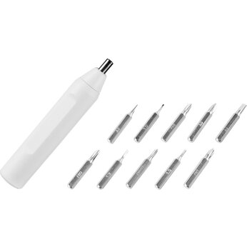 Отвертка "Drill" 10-в-1, белый