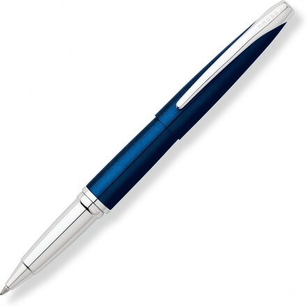 Ручка-роллер "Atx" синий/серебристый