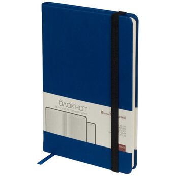 Блокнот "Megapolis Velvet" А5, синий