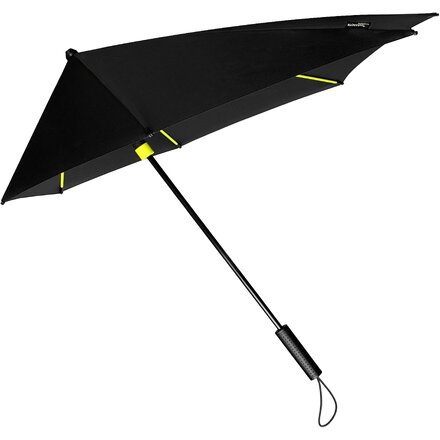 Зонт-трость "ST-12-YELLOW" черный/желтый