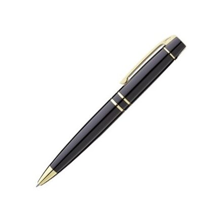 Ручка шариковая автоматическая "Vip Go" черный/золотистый