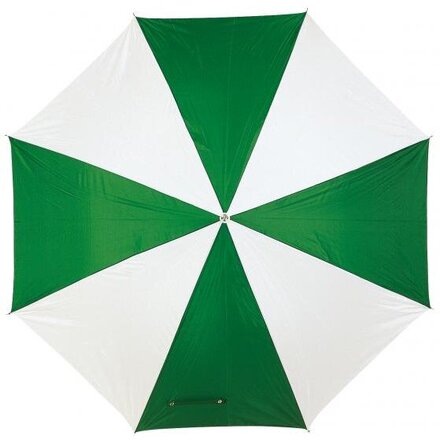 Зонт-трость "Disco+Dance" зеленый/белый