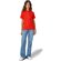 Рубашка-поло женская "Boston 2.0" 180, L, красный