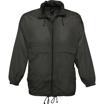 Ветровка унисекс "Surf" 210, L, черный