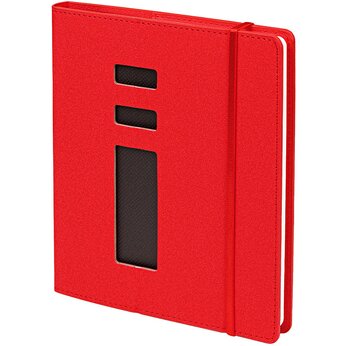 Ежедневник недатированный "La Manche" А5, красный