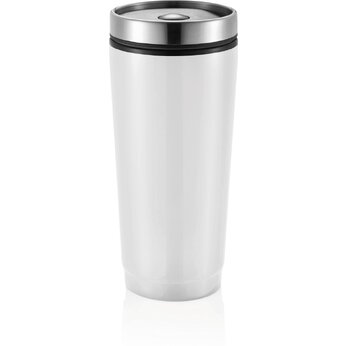 Кружка термическая "P432.423" белый/серебристый