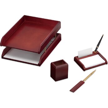 Набор настольный "Delucci", красное дерево