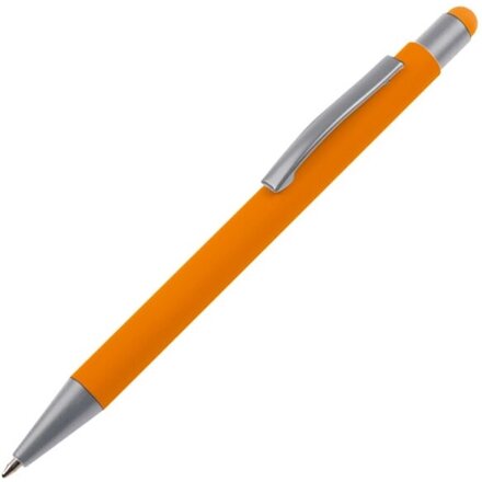 Ручка шариковая автоматическая "Salt Lake City" оранжевый/серебристый