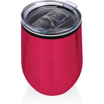 Кружка термическая "Pot" с крышкой, розовый