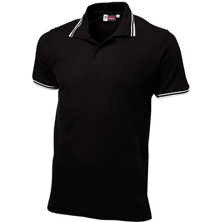 Рубашка-поло мужская "Erie" 180, XL, черный