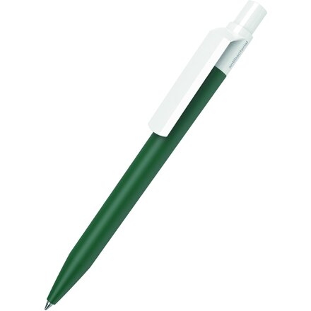 Ручка шариковая автоматическая "Dot MATT CB AB Antibacteria" темно-зеленый/белый