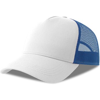 Бейсболка "RAPPER COTTON-S", белый/ярко-синий