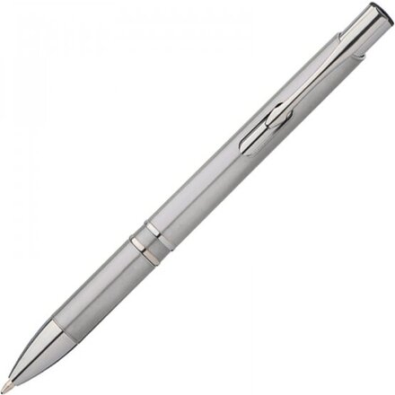 Ручка шариковая автоматическая "Baltimore" серый/серебристый