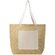 Сумка Jute джутовая с широким дном, натуральный