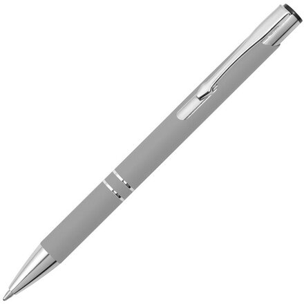 Ручка шариковая автоматическая "Legend Gum" серый/серебристый
