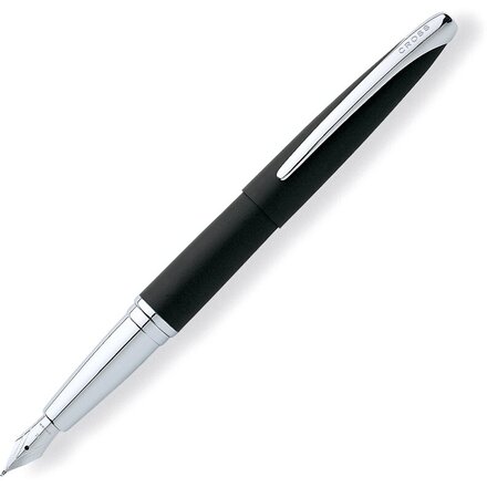 Ручка перьевая "Atx Basalt Black" черный/серебристый