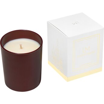 Ароматическая свеча в бордовом стакане Sunset, коллекция Exclusive, 250 мл (без лого LM)