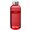 Бутылка для воды "Spring" прозрачный красный/серебристый