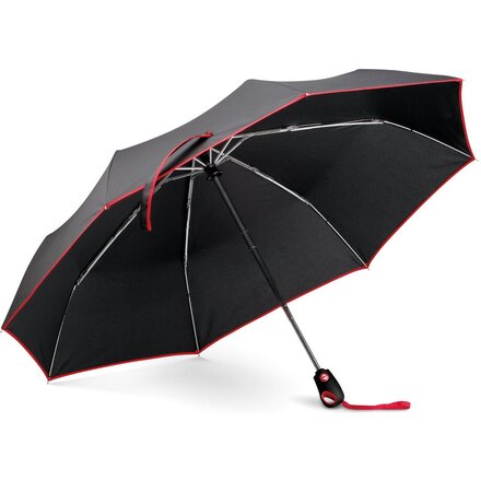 Зонт складной "99150" черный/красный