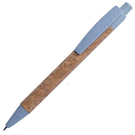 Ручка шариковая автоматическая "N18" коричневый/голубой 2121 C
