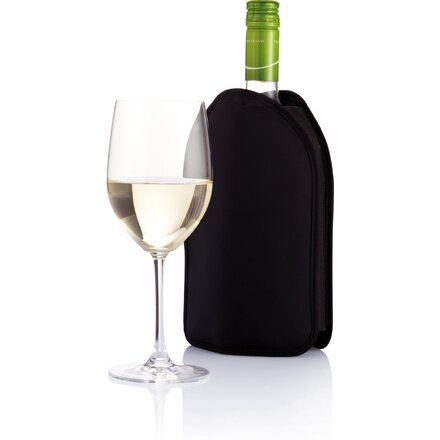 Чехол термический для бутылки вина "P915.111" черный