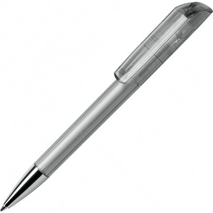 Ручка шариковая автоматическая "Flow 30 CR" светло-серый/серебристый