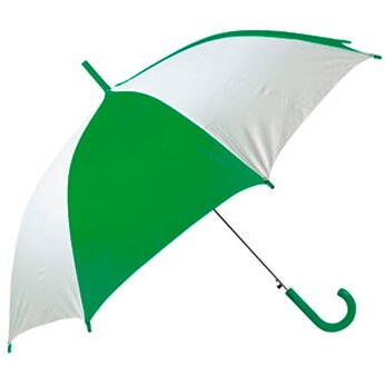 Зонт-трость "Тилос", зеленый/белый