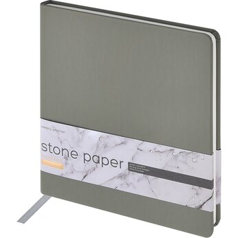 Еженедельник А5+ "Сarrara", серый