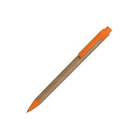 Ручка шариковая автоматическая "Green Touch" оранжевый