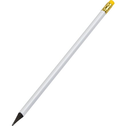 Карандаш простой "Unicorn", белый/жёлтый