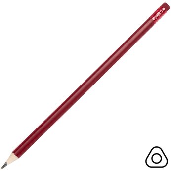 Карандаш простой "TRINITY", красный