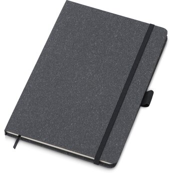 Блокнот А5 "Snow Hard" твердая обложка, 80 листов 70 гр/м2, черный
