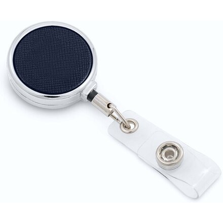 Ретрактор металлический "Favor", темно-синий